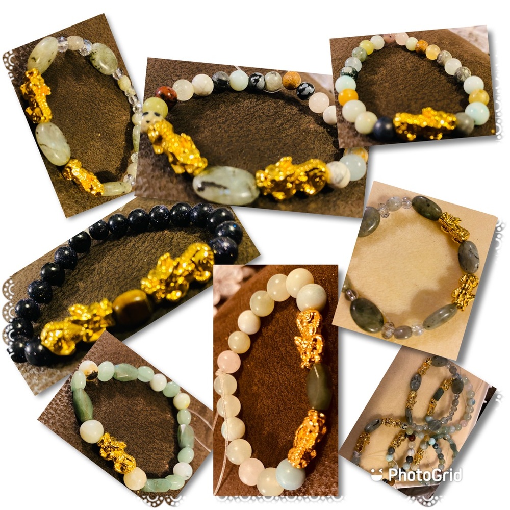 wearing a Pixiu Bracelet will bring you good fortune and prosperity.